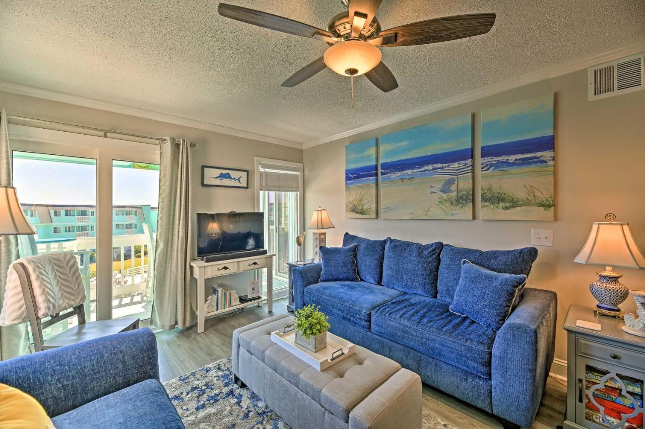 Walk To Beach Ocean-View Atlantic Beach Condo! Εξωτερικό φωτογραφία